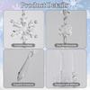 21pcs Crystal Ornaments Christmas Tree Decorations Christmas Tree Pendants Drops & Finials Ornaments Sparkling Dazzling Festival Party Decoration