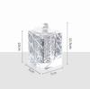 Bathroom Crystal Glass Toothpick Dispenser, Cotton Swab Box, Toothpick Holder, Dental Floss Storage Jar Teeth, Household Items