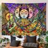 Indian Mandala Tapestry Psychedelic Hippie Bohemian Living Room and Bedroom Wall Hanging Home Decor