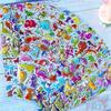 8Sheets/set Q Dinosaurs Kids Rewards Sticker Puffy Bubble KidsToys Stickers