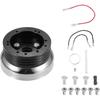 High Quality 5 & 6 Hole Billet Aluminum Steering Wheel Hub Adapter For 1976-1995 JEEP CJ5 CJ6 CJ7 Wrangler Cherokee SW-1033