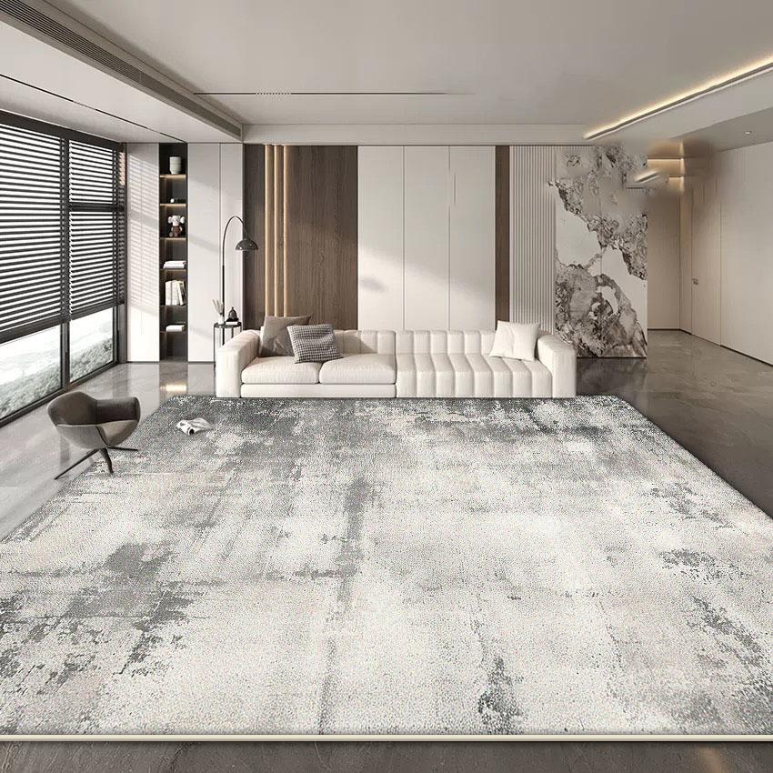 Nordic Abstract Large Living Room Carpets Minimalism Decoration Home Non-slip Soft Rug for Bedroom Lounge Foldable Floor Mats