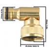 Convenient Swivel Elbow Quick Connector for Hose Reels 34in Female