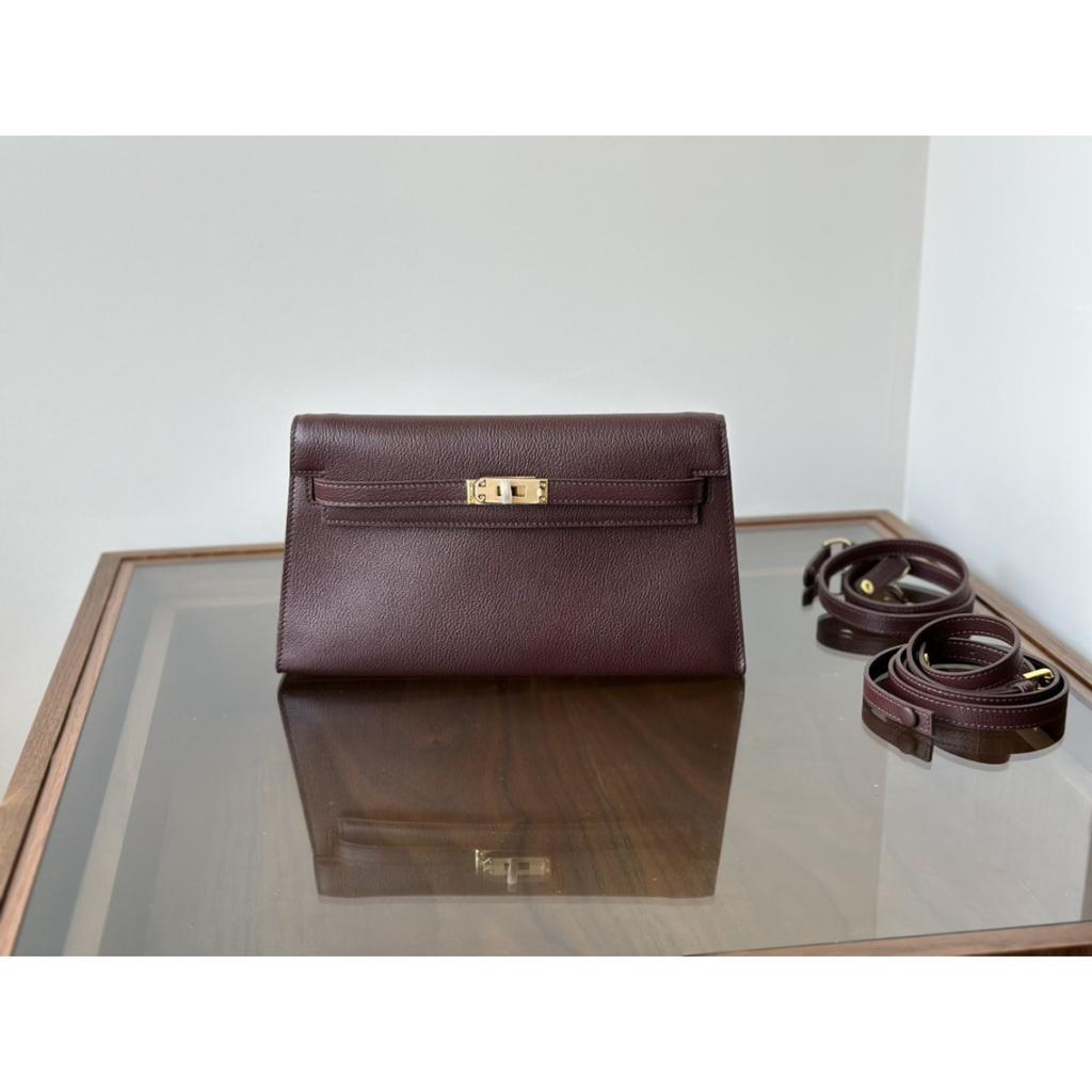 Kazilan Kelli Unterarmtasche Obermaterial Ziegenprint Clutch Ein Schulter-Crossbody-Funktionstasche Trendige Clutch-Tasche