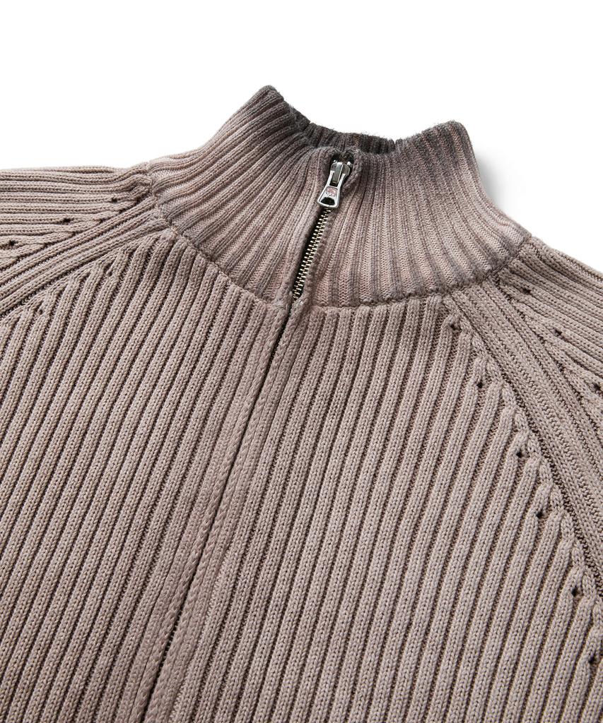 MMIC Musk Zip-Up Knit (Brown)