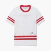 LECOQ GOLF Women'S Scalloped Knit Short Sleeve Sweater (Gq122Lkp31)