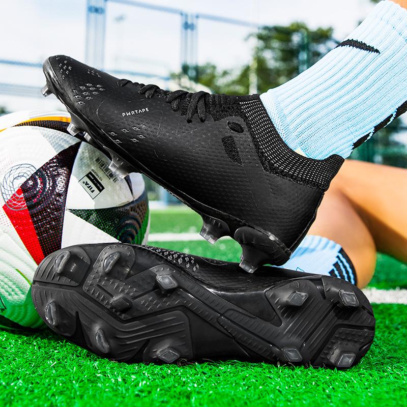 Football Boot Men's TF/FG Professional Field Soccer Shoes Non Slip Outdoor Grass Training Cleats Childrens Sports Sneakers