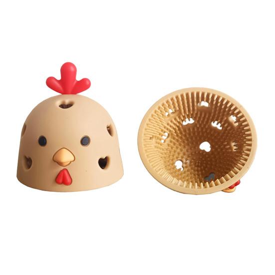 

2 шт. очиститель для яиц, эффективный силиконовый инструмент для мытья яиц, нежный фруктовый