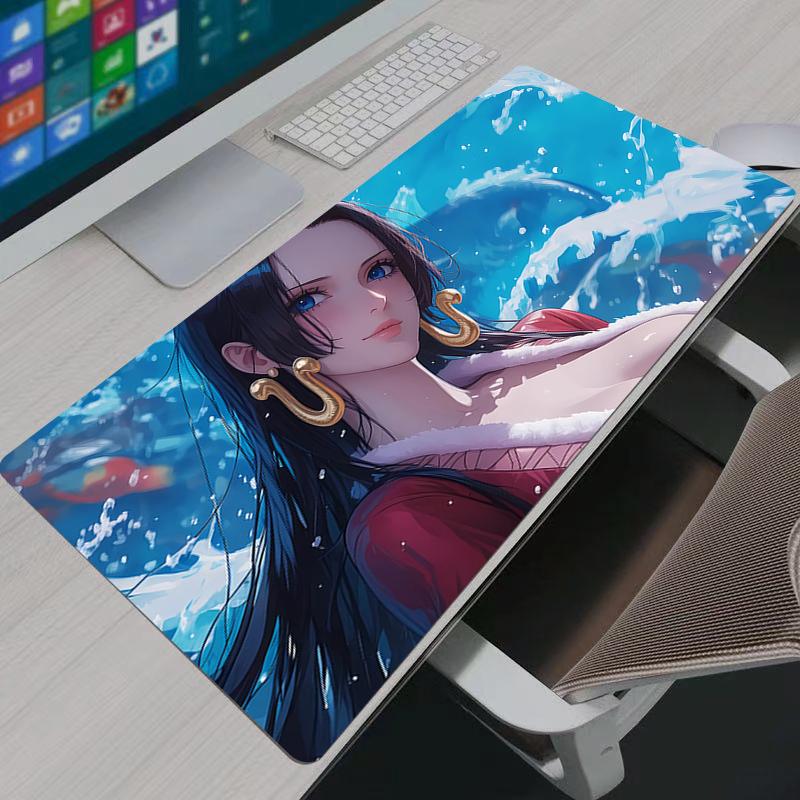 Anime Mouse Padone Piece Boa·Hancock HD Print Computer Gamer Locking Edge Mousepad XXL Keyboard PC Mice Mats Pad For LOL Csgo
