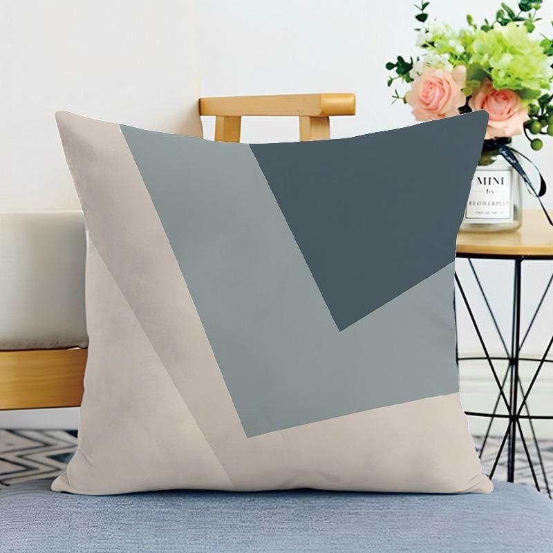 

Ins Style Простая напечатанная декоративная наволочка для спальни, гостиной, квадратная подушка, наволочка 40x40cm