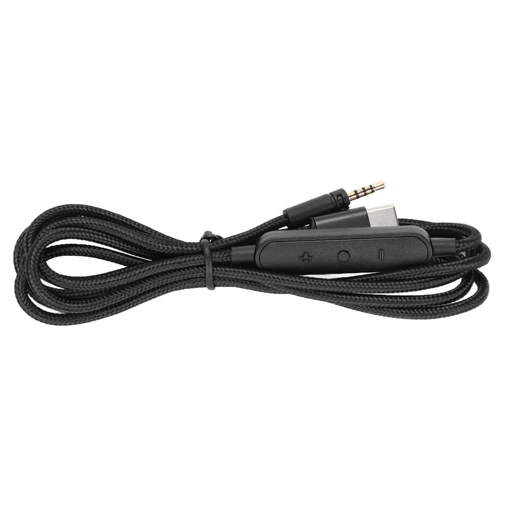Type C Headphone Audio Replacement Cable with In Line Mic Remote Volume Control for Momentum Headphones