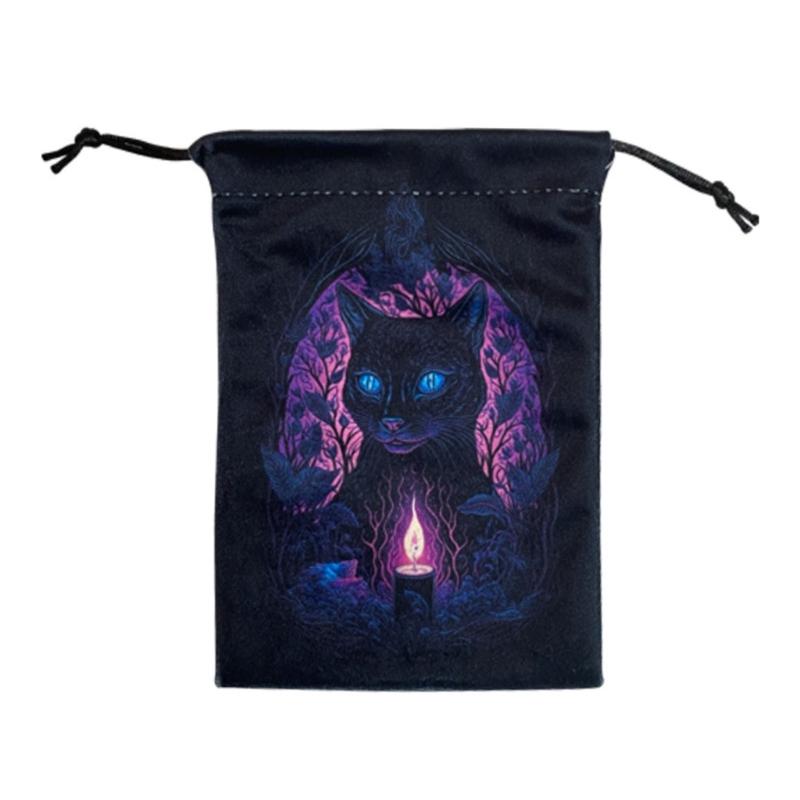 Wahrsagungen Tarotkarte Würfel Beutel Mini Hochzeitstasche Tischdecke Orakelkarten Spielbeutel Schmuckaufbewahrung Kordelzug Tarotbeutel