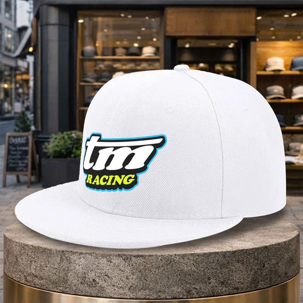 PC TM Racing Tištěná Baseballová Čepice Unisex Plochý Štít HipHop Klobouk Street Móda Venkovní Sporty Baseballová Čepice Plochý Štít Klobouk Oblek