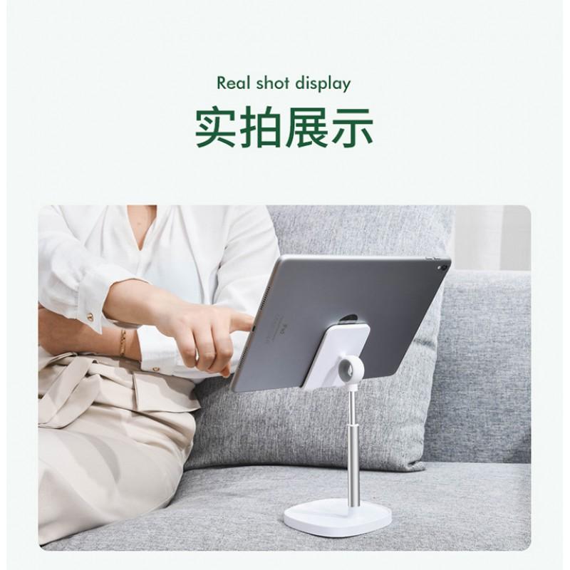 Adjustable Aluminum Desk Phone Tablet Stand Office Bed Lazy Hands-Free Holder Universal Mount White Black