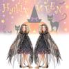 Cape Spider Halloween Pattern Role Play Get Together Children Party Gift Costume