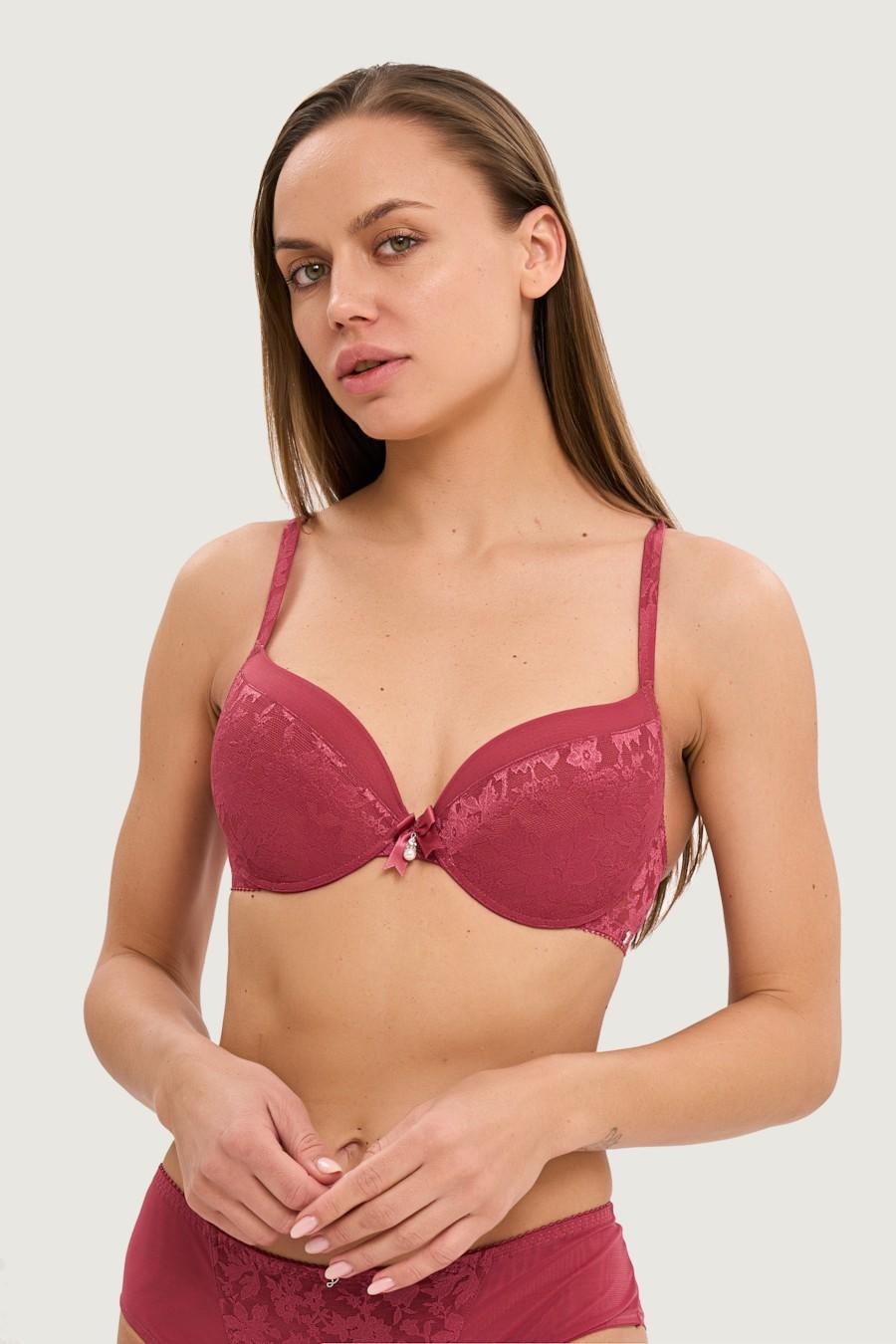 

Бюстгальтер push-up Leilieve (84071) 70B імперська червоний колір