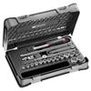 FACOM Socket Set with Ratchet Wrench and 3/8-inch 20-Piece 12-Point Extension, J.161-3P12