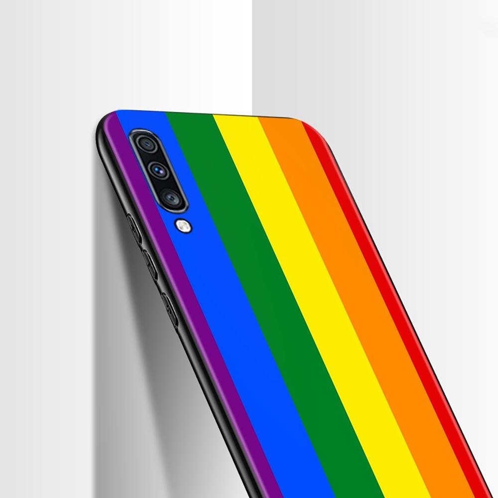 Case For Samsung Galaxy A50 A70 A10 A20e A30 A40 A20s A10s A10e A80 A90 A60 A30s Cover Shell Gay Lesbian Lgbt Rainbow Pride Art
