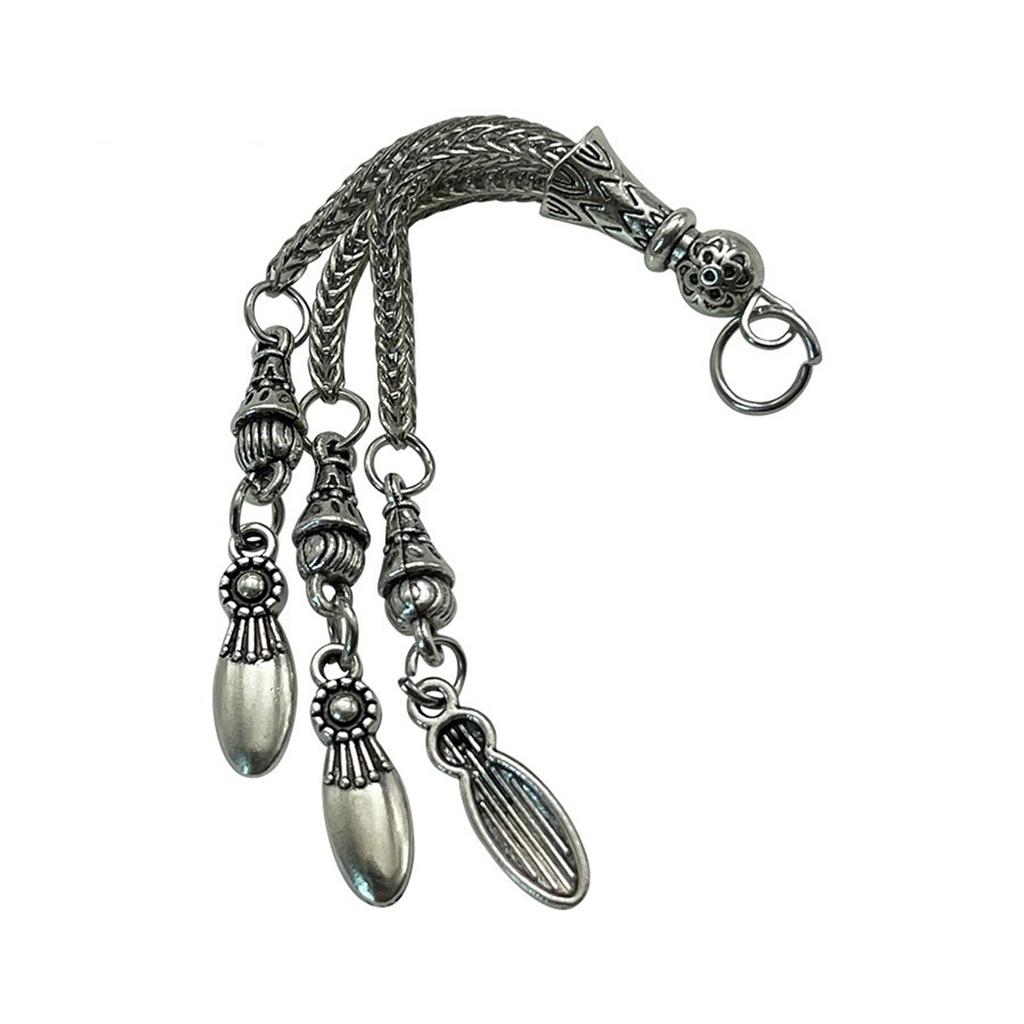 Vintage Metal Brushes Antique Silver Necklace Accessories Religious Jewelry Making Components DIY Bracelet Connectors