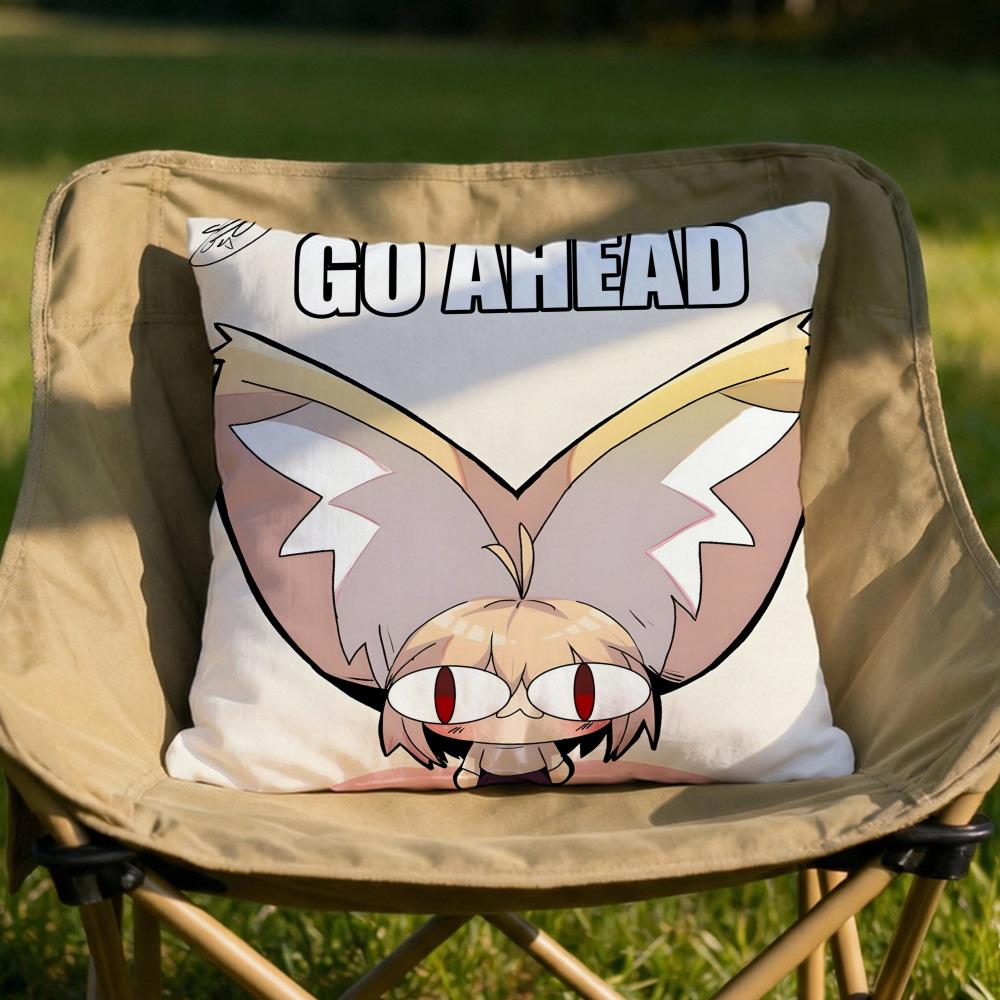 Neco Arc Kawaii Cushion Cover Soft Reversible Durable Pillow Cover MultiScene Use for Home Car Daily Comfort