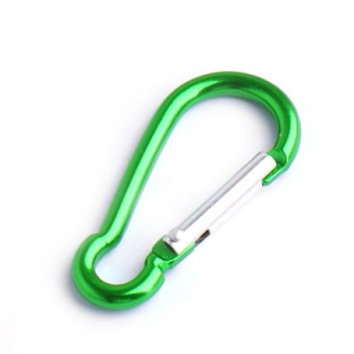 Aluminium Karabiner Camp Schnapphaken Schlüsselanhänger Wandern Grün green