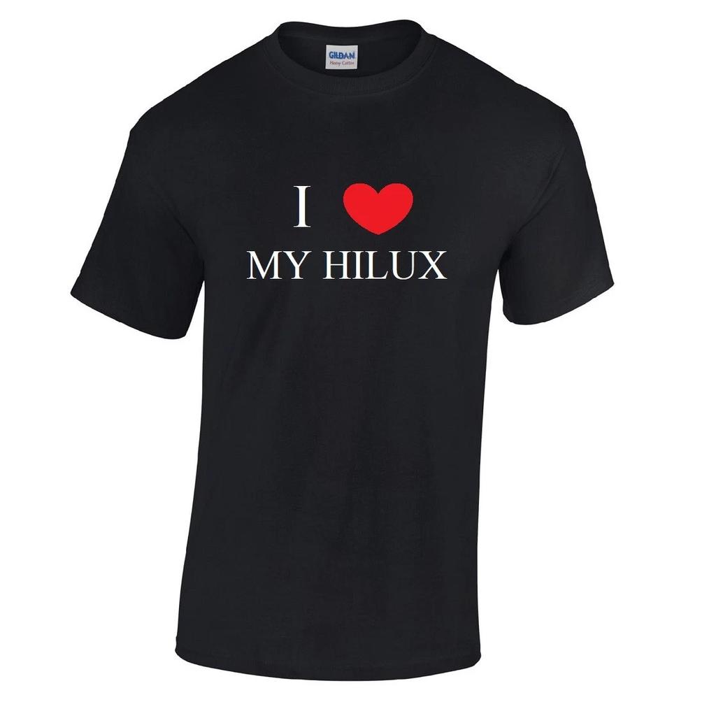 I HEART My Hilux Funny Gift LOVE T-Shirt Black White Cotton Shirt S - 5XL