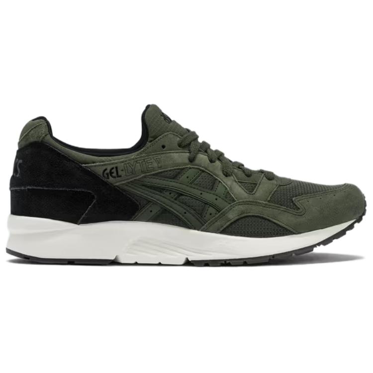 Asics Gel-Lyte 5 Pantofi de alergare confortabili cu vârf jos Bărbați sneaker Verde armată 1193A028-300