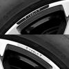 4Pcs 3D Logo Car Wheel Hub Rim Badge Emblem Decal Sticker For Tesla Model 3 Model S Model Y X Roadster Auto Decorate Accessories