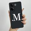 Case For Tecno Camon 20 Pro 4G Cute Initial Letters Liquid Soft Silicone Cover Shell For Tecno Camon 20 Pro CK7n CK6 CK6n Coque