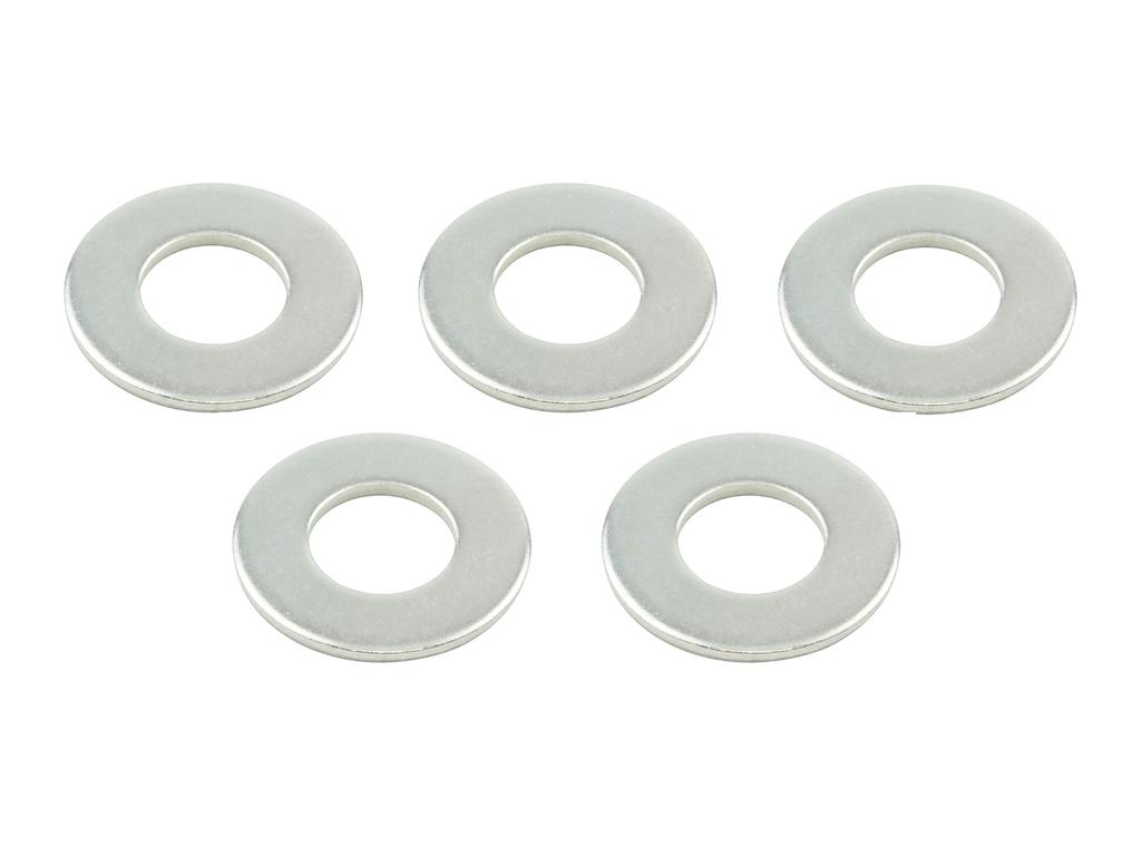 POSH FAITH Motorcycle Supplies Flat Washer Stainless Steel 5 Pieces