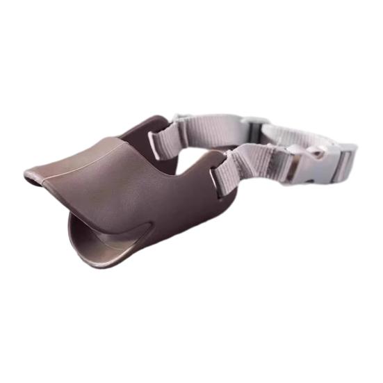 Duck Bill Dog Muzzle Anti Bite Soft Silicone Dog Mouth Cover with Adjustable Strap Puppy Muzzle To Prevent Barking Biting