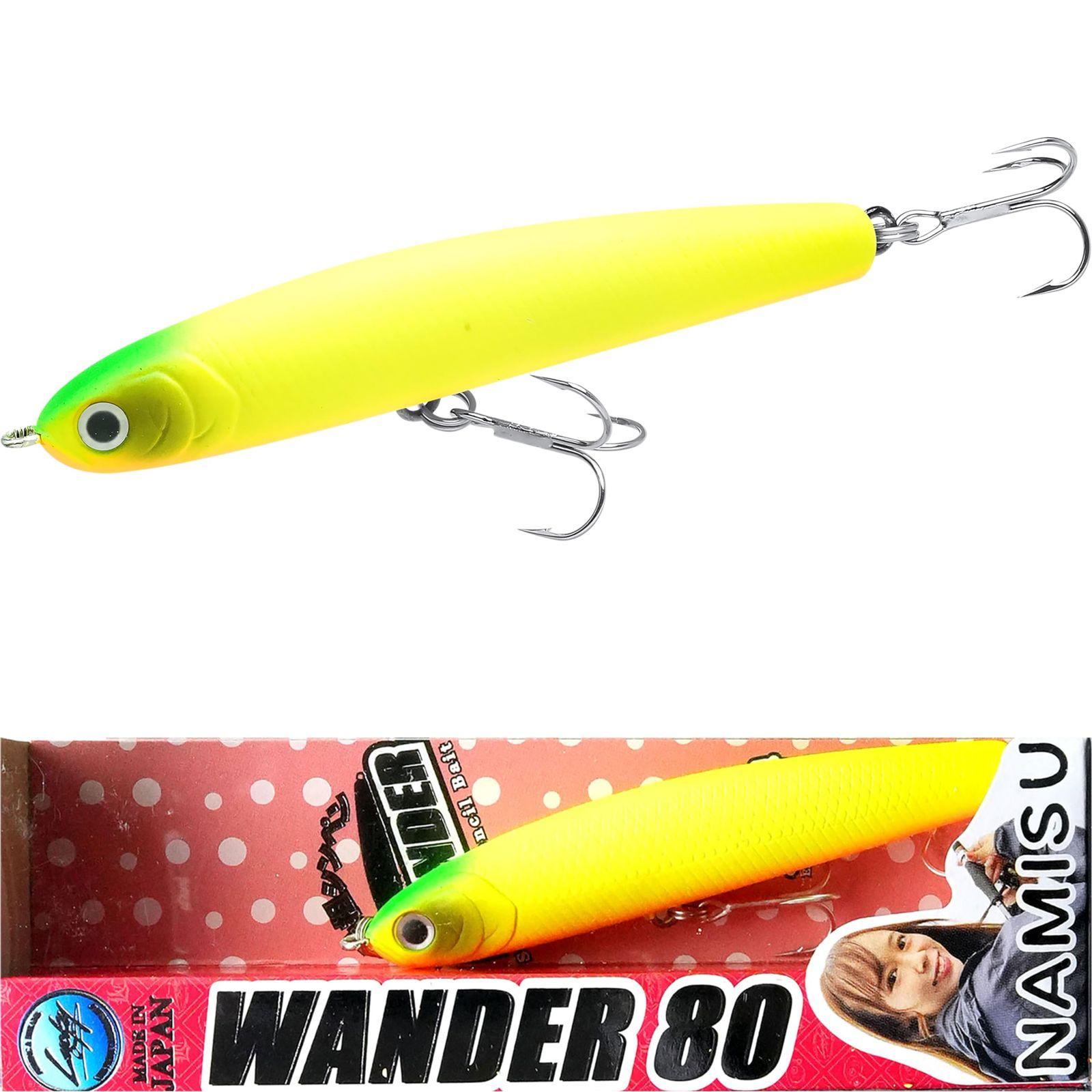 Used New Lucky Craft Wonder 80 - Namisu Collaboration Color LUCKY CRAFT ESG Salt Water Lure Shinpen Sea Bass Chinook Millet Flounder Fishing Lure