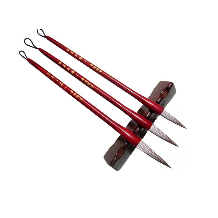 Rhyme Like a Secluded Orchid: Calligraphy Brush Set - Large, Medium, Small Small Orchid Brush