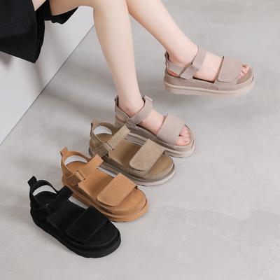 Platform Sandals Women's Summer New Breathable Versatile Casual Niche Heightening Versatile Shoes Summer Beach Shoes