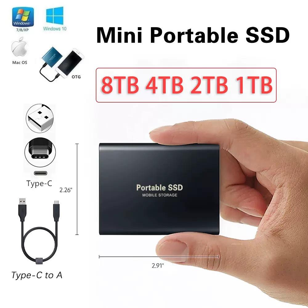 High-Speed 1TB/2TB SSD Solid-State Drive for Mobile Expansion