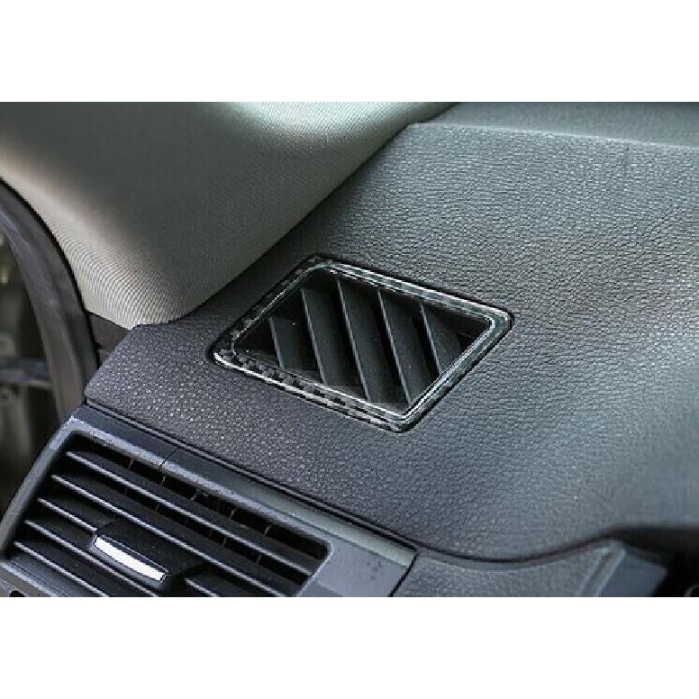 For BMW X3 E83 2006-2010 Real Carbon Fiber Dashboard Upper Air Outlet Vent Trim