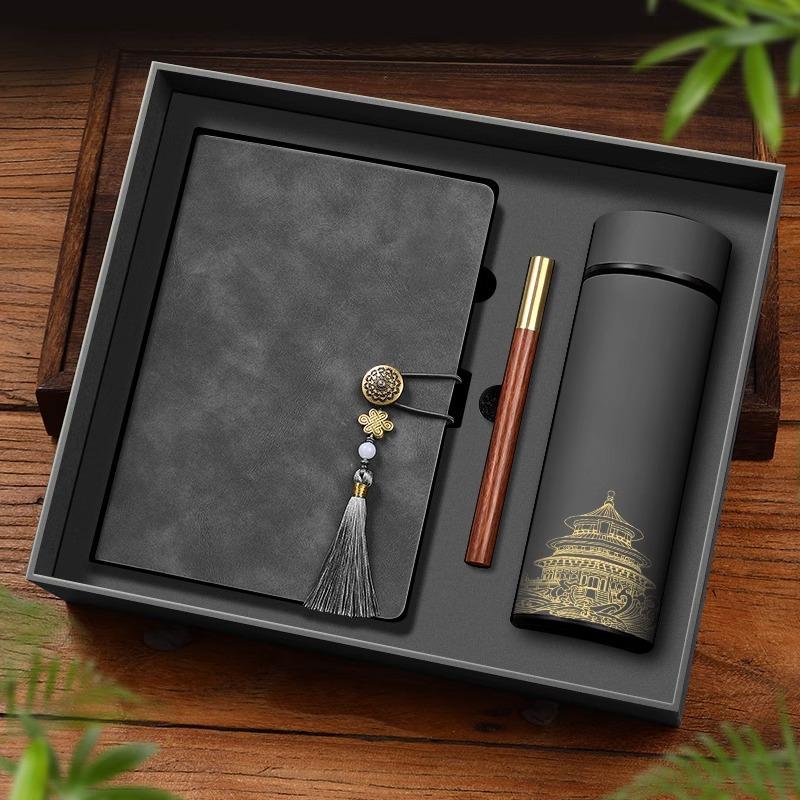 Notebook Thickened Retro Sheeppard Gift Box Business Office Meeting Record Book