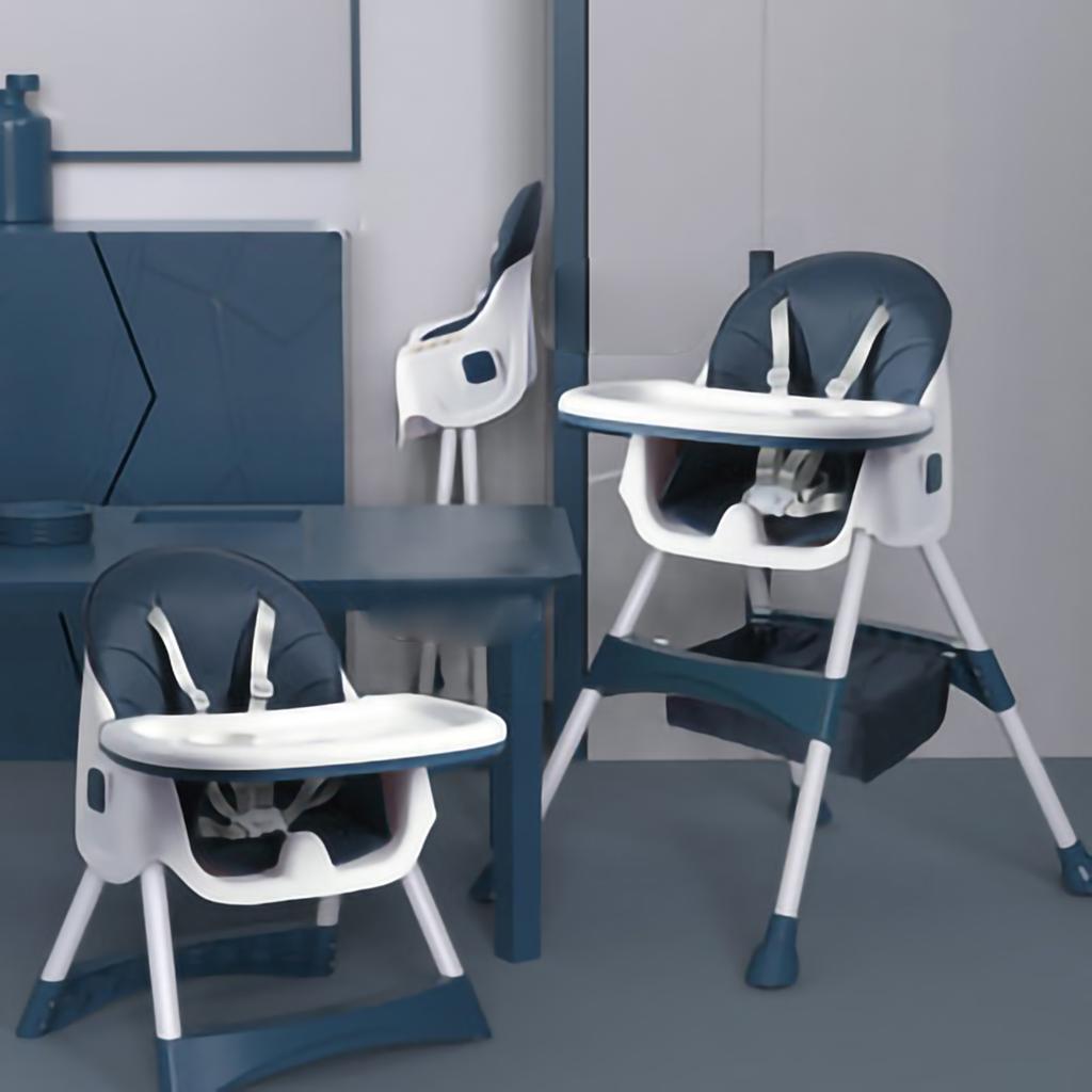 Baby Feeding Chair Folding Adjustable Safe Portable Comfortable Toddler Dining Chair with Safety