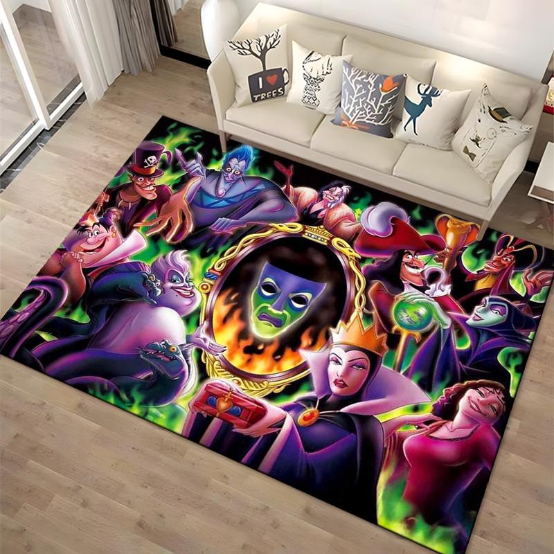 1PC The Sea Witch Printed Carpet Rugs For Living Room Bedroom Bedside Bathroom Floor Mat Kids Room Non-slip for Sofa Doormat