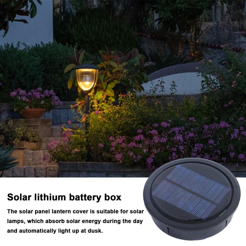 1PCS S/L Solar Light Replacement Top 1.2V Waterproof LED Solar Panel Lantern Lid Light Solar Lantern Top Outdoor Garden Decor