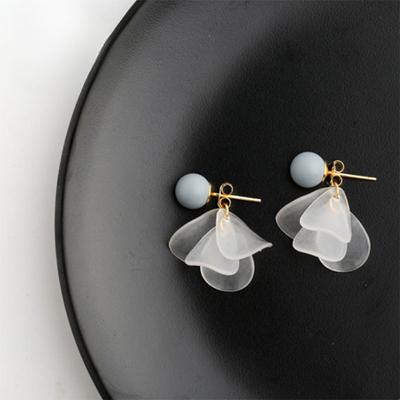 Simple and Fresh Flower Fairy Earrings In The Forest Petals Japanese and Korean Super Fairy Earrings for Women