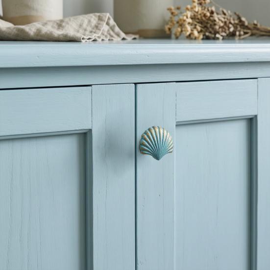 Crab Shaped Handle Marine Life Cabinet Knobs, Metal Furniture Handles, Textured Knob Dresser Knobs for Kitchen Bedroom Drawers Wardrobe Pulls