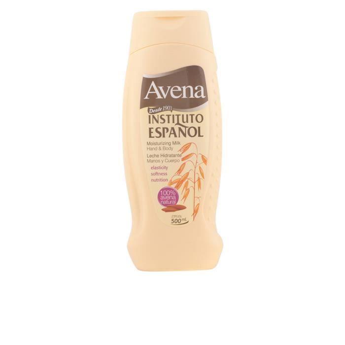Produit de soin corporel - INST.ESPAOL AVENA - 500 ml - Sans parabène - Lait