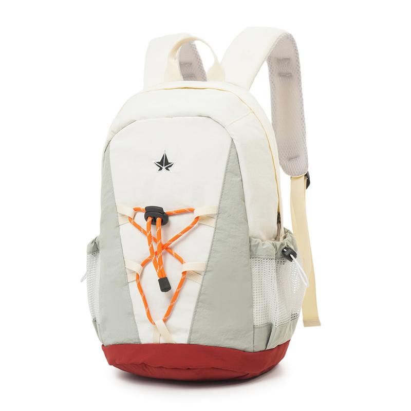 Lightweight Outdoor Backpack for Hiking and Travel with Adjustable Straps and Front Pocket красный