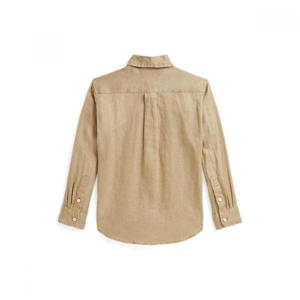Polo Kids Boys Linen Shirt 2 7y Cwpowovb6820620260