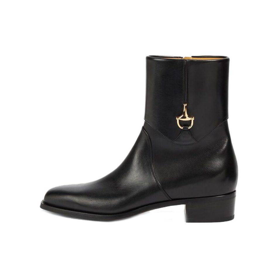 Gucci Ankle Boots Men's Black 750320 AFE00 1000