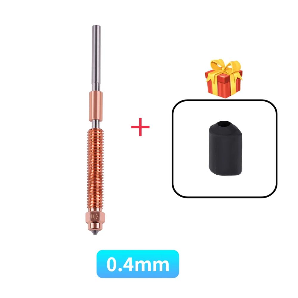 For Creality K2 K2Pro Hotend Kit Ceramic Heating Block Kit 0.4mm All-metal Integrated Quick Swap Nozzle 350°C For Creality K2Pro