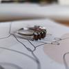 Серебряное кольцо с натуральным гранатом 3.283ct, вес изделия 3,26 гр (2203667)