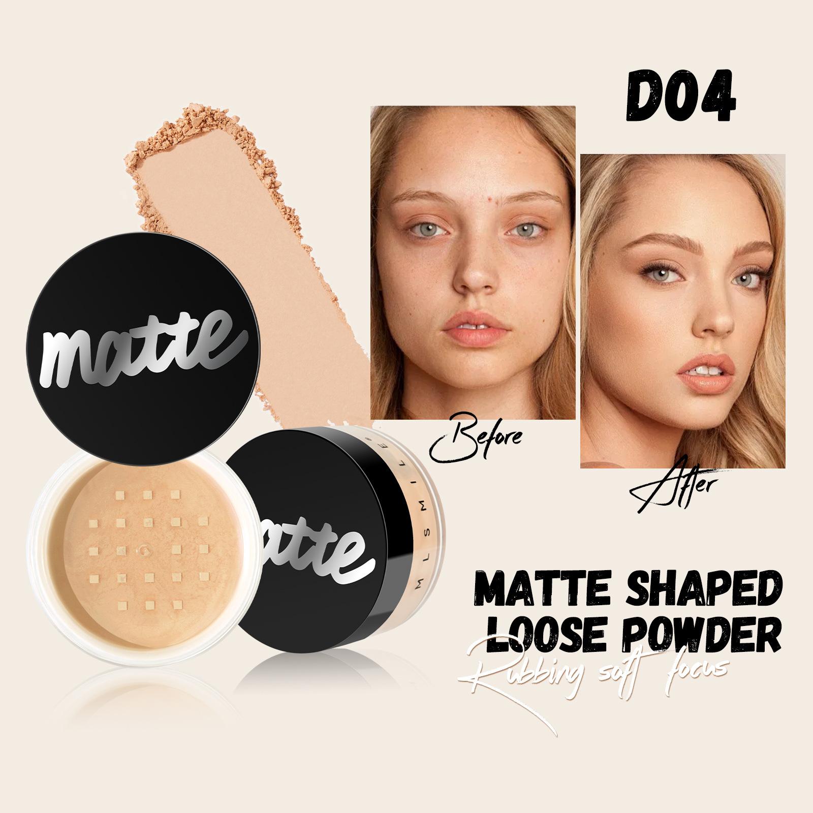 

Рассыпчатая пудра с перламутровым эффектом Light Naked Grooming Matte Honey Powder Body Highlight Powder Водостойкая, устойчивая к поту и контролирующая жирность фиксирующая пудра 6g
