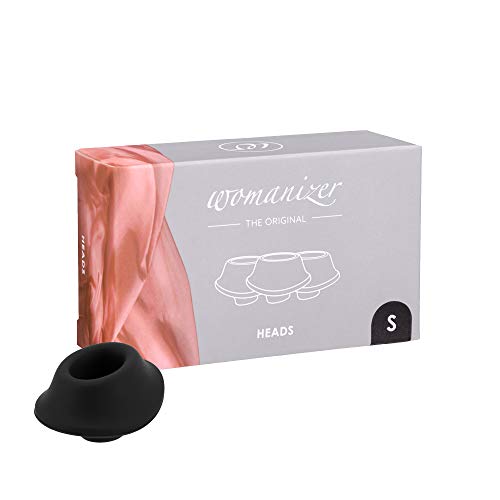 Womanizer Black 3 Pieces Switchable Silicone Head Classic/Premium/Liberty (Small)